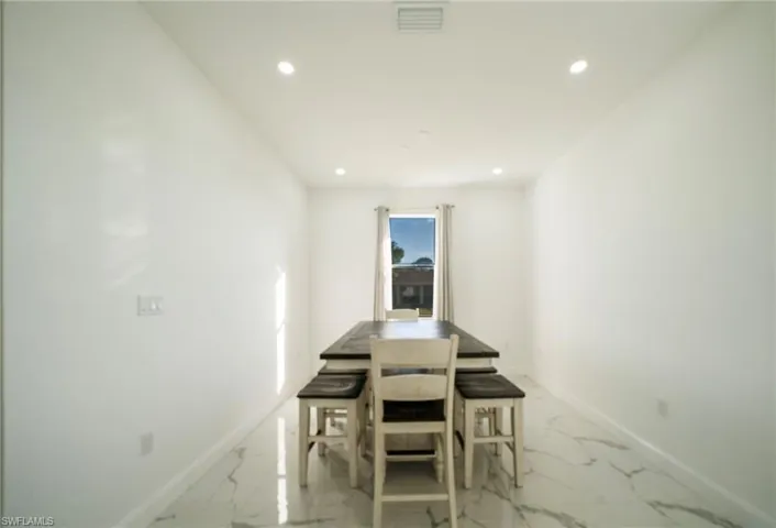 View of unfurnished dining area