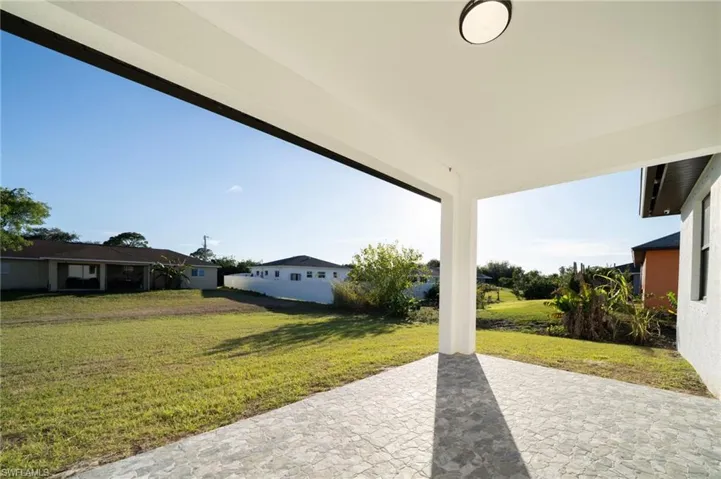View of patio