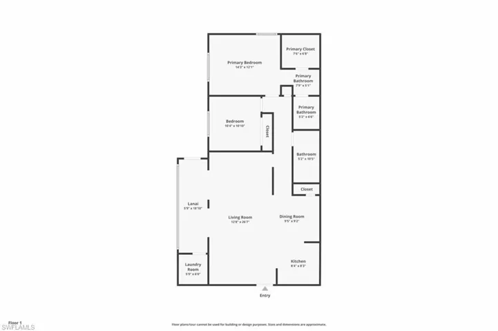 Comfortable floor plan