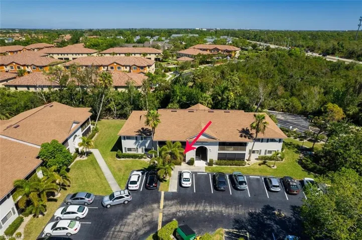 Drone / aerial view of condo