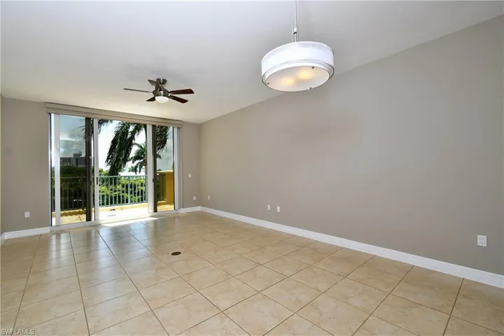 room with ceiling fan
