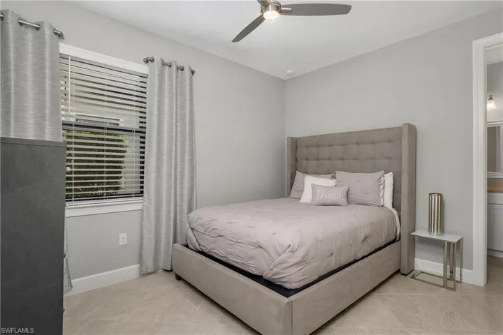 Guest bedroom with en suite bath.