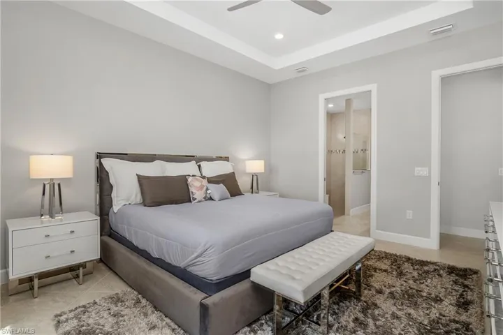 Owner's bedroom and bathroom.