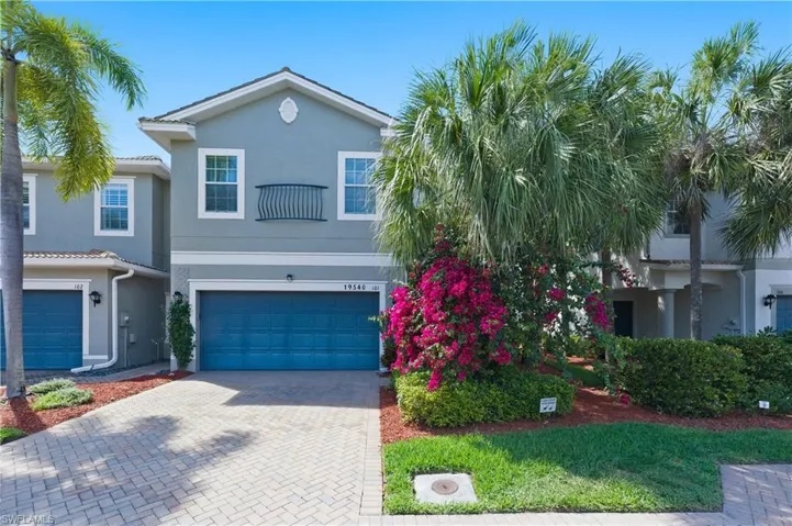 View of front of home; two car garage; two car parking on driveway