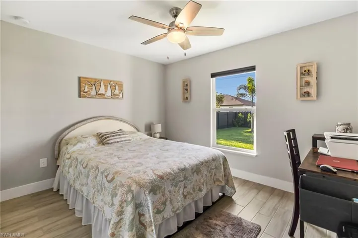 Second Guest Bedroom is large enough for a desk as well.