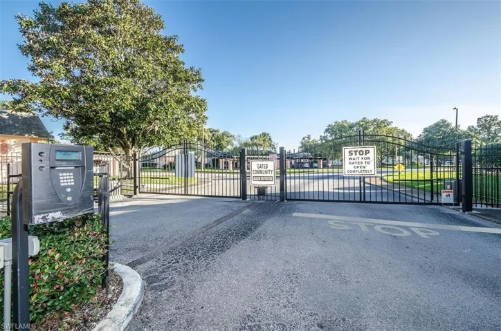 View of gate
