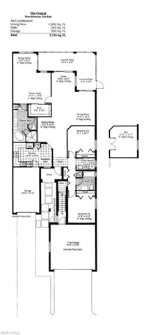 View of the Cristal at Huntington Lakes floor plan