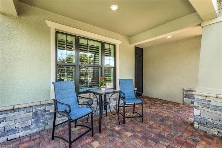 View of patio
