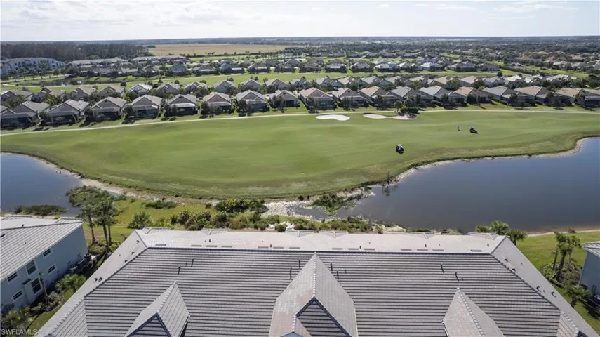 Aerial view of south-west facing units.