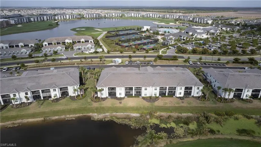 Aerial view of proximity of unit to The National Golf and Country Club amenities.