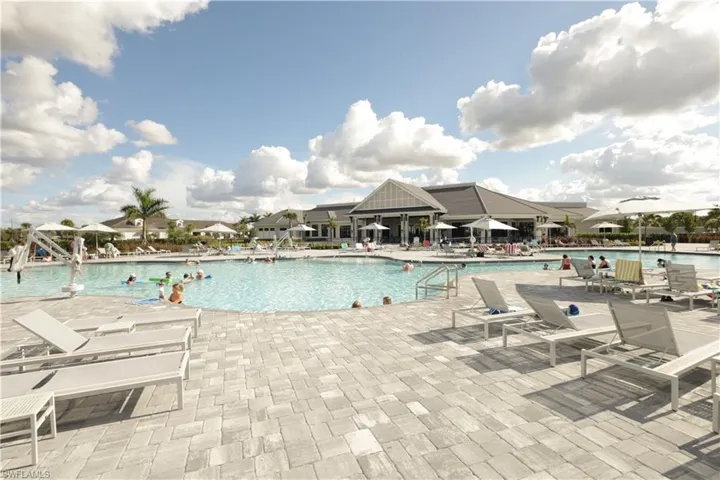 The National's resort-style pool with lap pool attached.