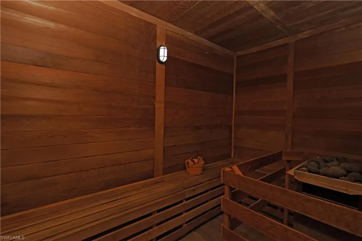 Sauna available.
