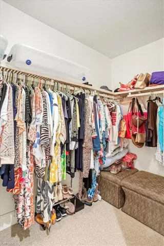 two large closets
