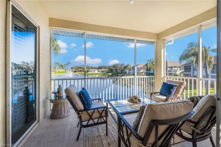 Lanai with Lake view