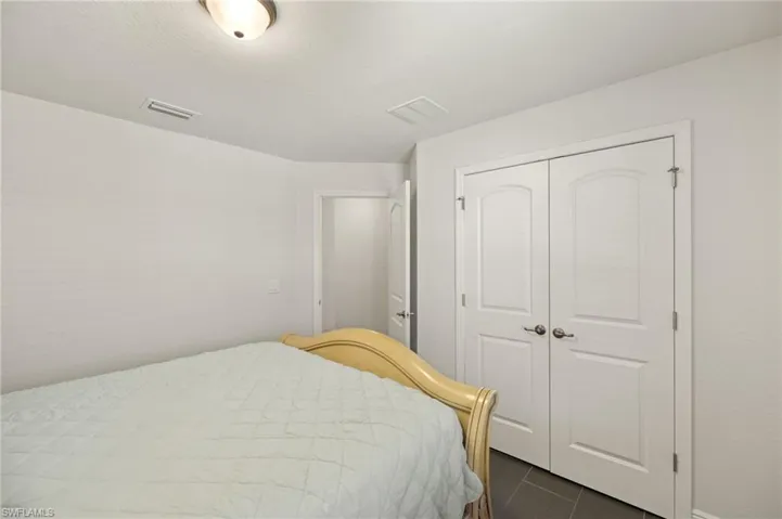 Bedroom with a closet