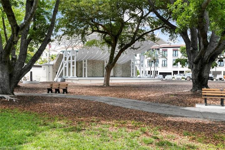Outdoor theater at Cambier Park
