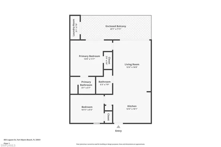 855  Lagoon  ST, Fort Myers Beach, FL 33931