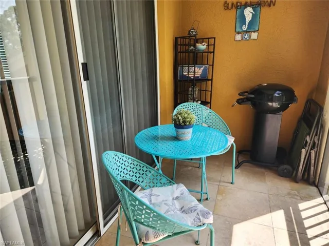 Balcony with grilling area