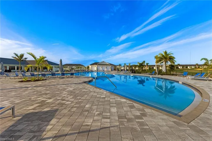 Pool featuring a patio