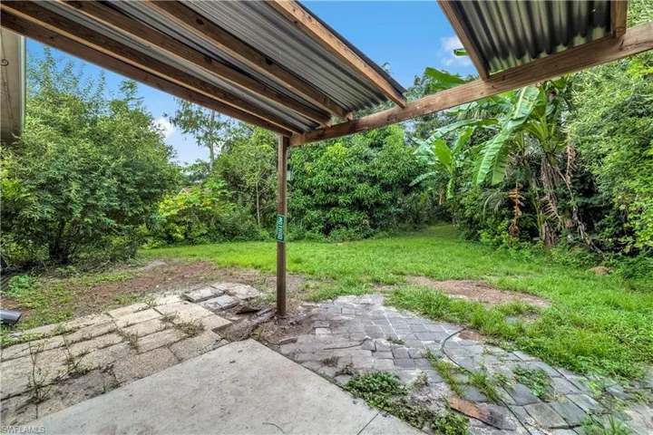 View of patio featuring a pergola