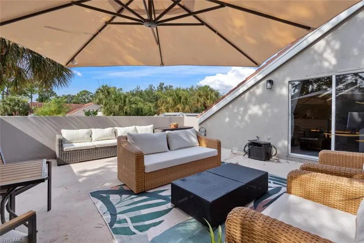 View of terrace with outdoor lounge area