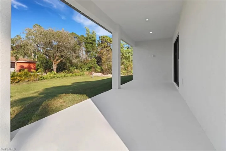 View of patio