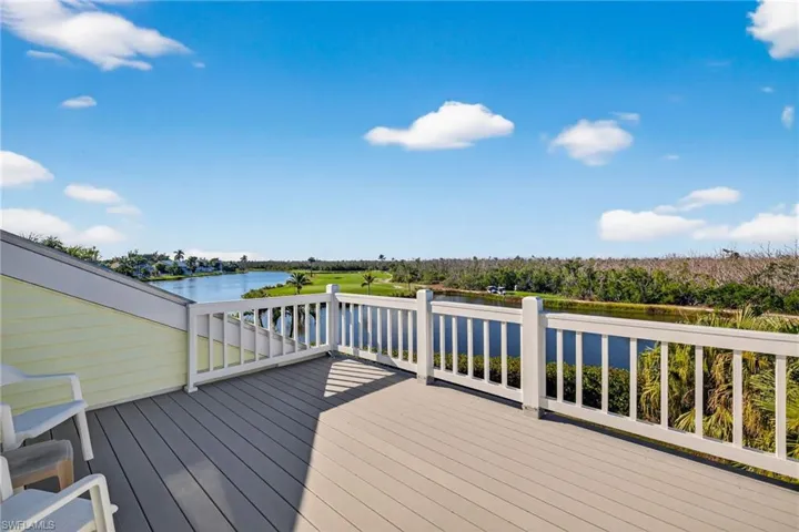 Deck with a water view