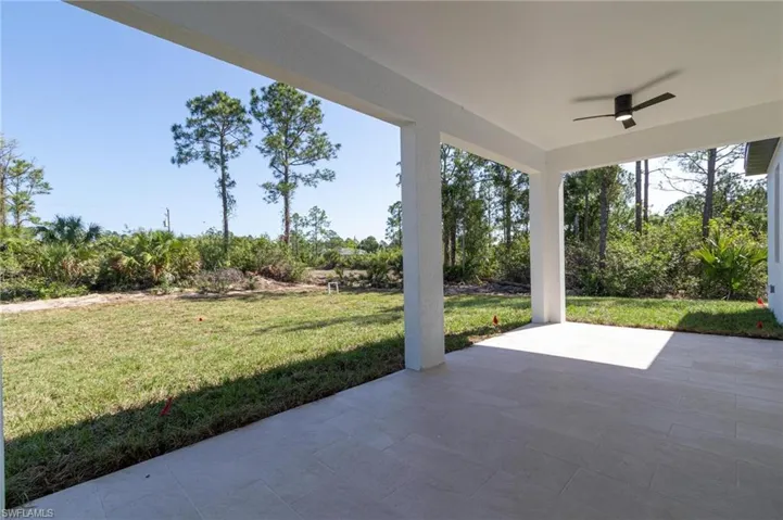 View of patio / terrace with ceiling fan