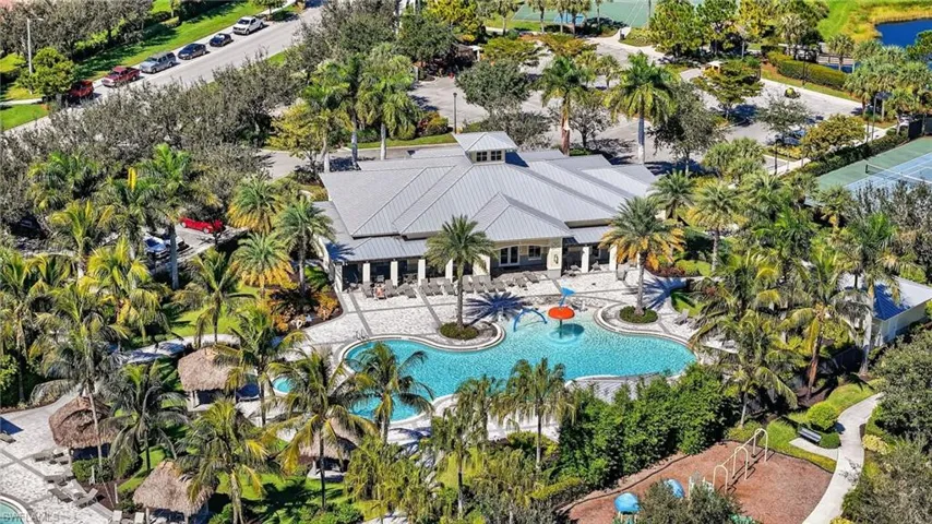 Aerial view of Amenities Clubhouse/pool