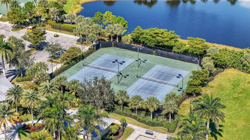 Aerial view of Amenities Tennis Courts
