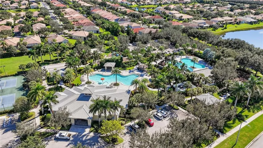 Aerial view of Amenities Clubhouse