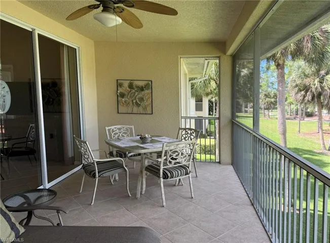 Spacious lanai