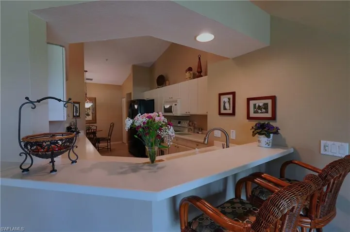 Breakfast Bar overlooking the kitchen