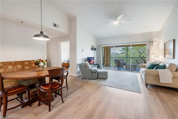 Vinyl Flooring, Vaulted Ceiling.