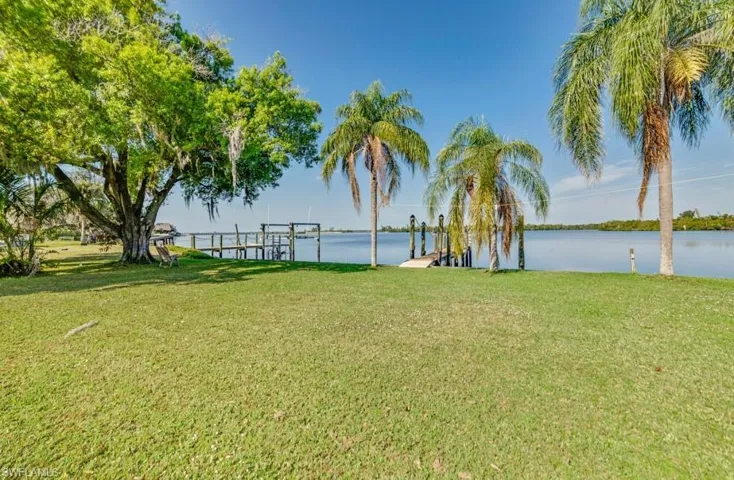 View of yard featuring a water view