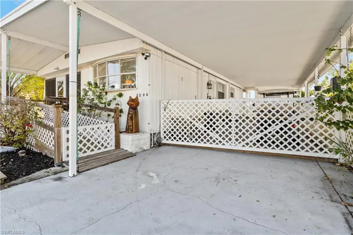 View of patio