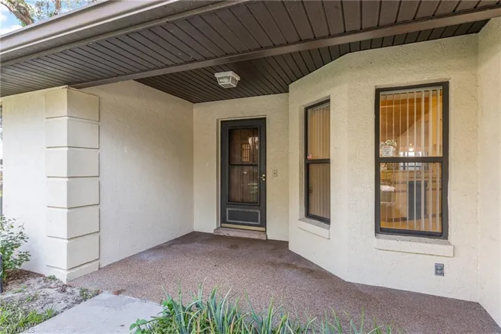 View of property entrance