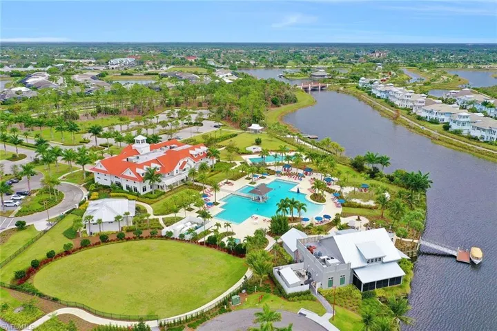 Aerial view of the Isles amenities