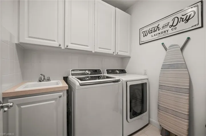 Laundry on Second Floor