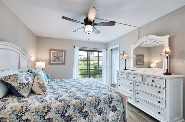 Primary Bedroom with Lake View and Lanai Access
