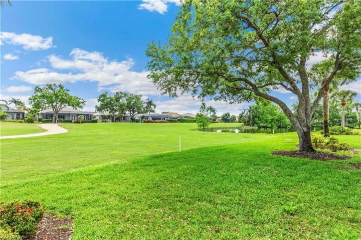 Backyard Views of  Par 4 #2 on the Golf Course