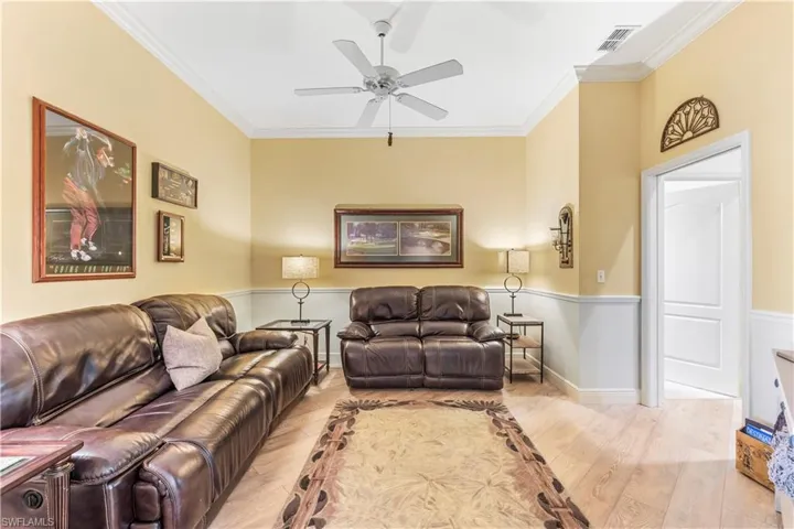 Den located off the Living room