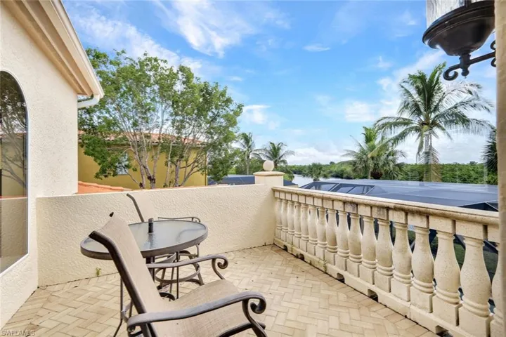 Second floor balcony with amazing lake view