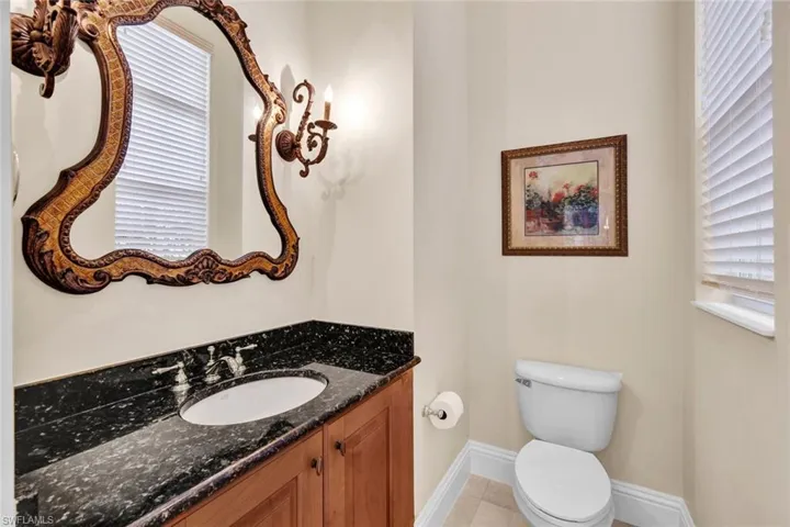 1st floor powder room