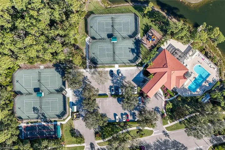 Aerial of amenities