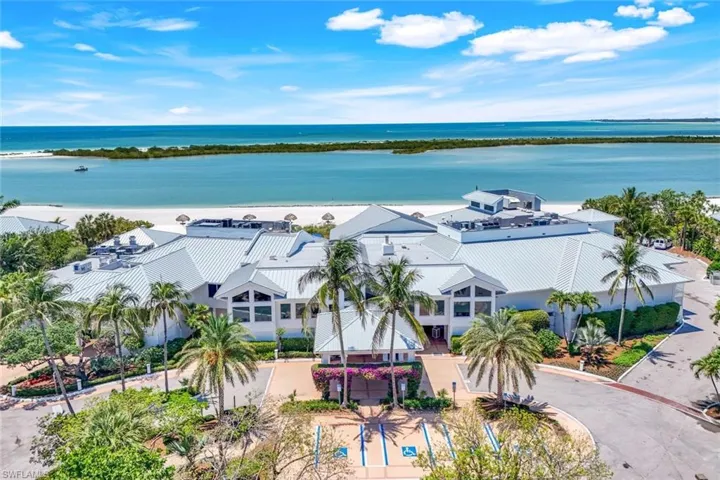 Drone / aerial view of a nearby body of water