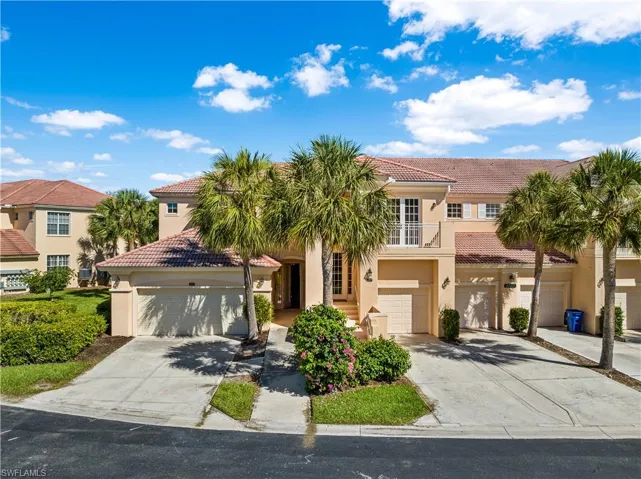 2 car garage on the left. Entryway is to the right of the garage.