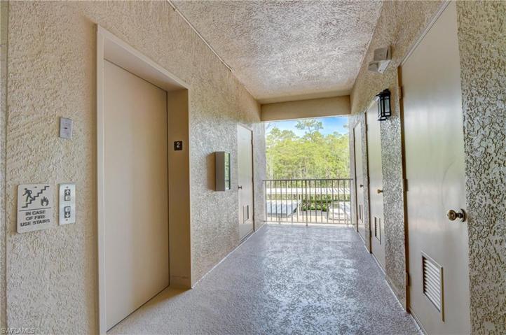 Storage to the right, elevator to the left