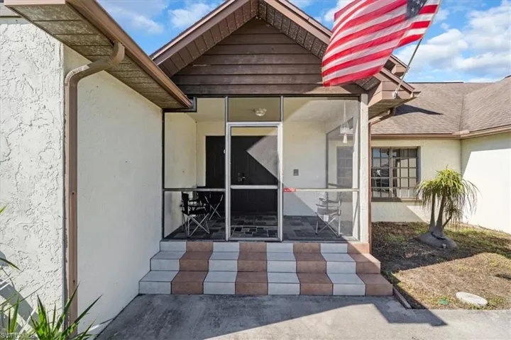 View of entrance to property