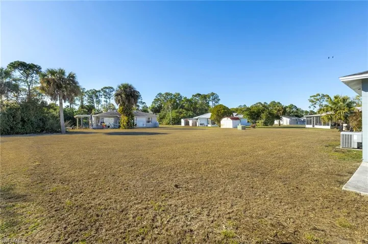 View of green lawn